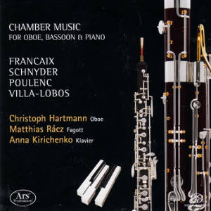Chamber Music for Oboe, Bassoon & Piano, Françaix Schnyder Poulenc Villa-Lobos