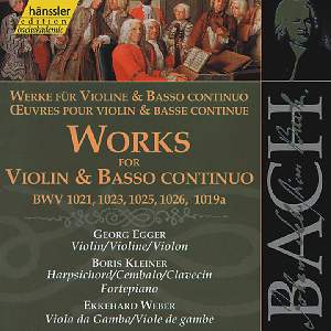 Werke für Violine & Basso continuo / hänssler CLASSIC