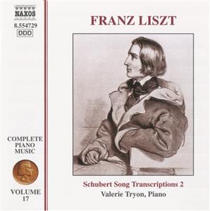 Liszt – Das gesamte Klavierwerk: Schubert Lied-Transkriptionen / Naxos