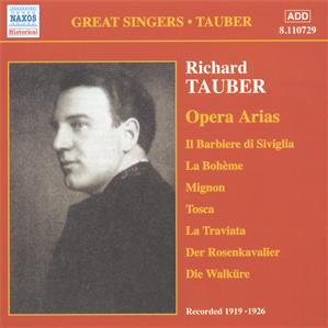 Great Singers • Tauber Opera Arias, Volume 1 / Naxos