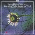 Georg Philipp Telemann Complete Violin Concertos Vol. 1 / cpo