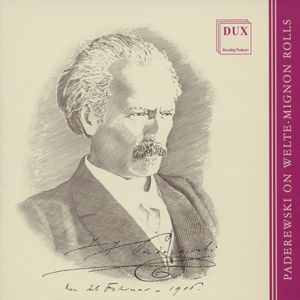 Paderewski on Welte-Mignon Rolls / Dux