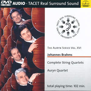 The Auryn Series Vol. XVI, Johannes Brahms – Complete String Quartets / Tacet