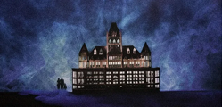 Bildmotive des einsamen Berghotels in The Shining, Foto: Oper Malmö