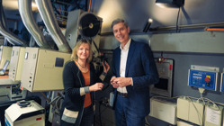 Claudia Engelhardt und Max Wagner, Foto: Benedikt Feiten