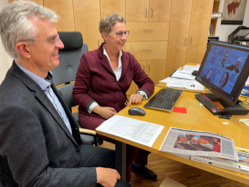 Domkapellmeister Christian Heiß und Gymnasium-Chefin Christine Lohse, Foto: Marcus Weigl, Domspatzen
