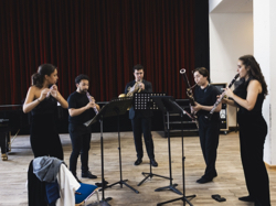 Eines der Quintette, die das Finale erreicht haben: Das multinationale Pacific Quintet, Foto: Daniel Delang
