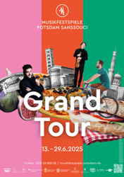 Grand Tour - Plakatmotiv, Foto: Musikfestspiele Potsdam Sanssouci 2025