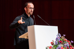 Igor Levit bei der Verleihung des Musikpreises der Stadt Duisburg, Foto: Andre Symann