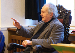 Otto Schenk 2010 bei einer Probe zum Rosenkavalier , Foto: Wiener Staatsoper / Michael Poehn