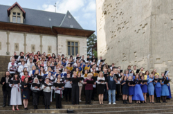 Von Werner Schmitt organisiertes Konzert vor dem Historischen Museum Bern,Foto: Salvatore De Vito